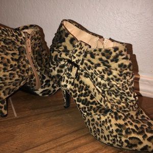 High heel ankle booties